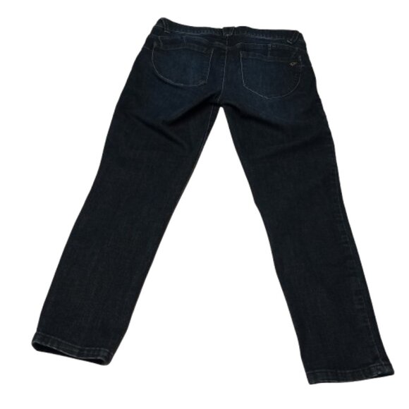Democracy "Ab"solution® Ankle Skimmer Indigo Denim Skinny Jeans Style# B1176BKAN - Picture 4 of 8